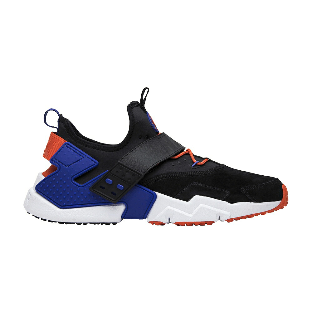 ナイキ ハラチ プレミアム 黒色 ブラック ラッシュ 紫 バイオレット 橙 オレンジ 'RUSH VIOLET' スニーカー メンズ NIKE AIR HUARACHE DRIFT PREMIUM / BLACK RUSH VIOLET RUSH ORANGE｜スニケス
