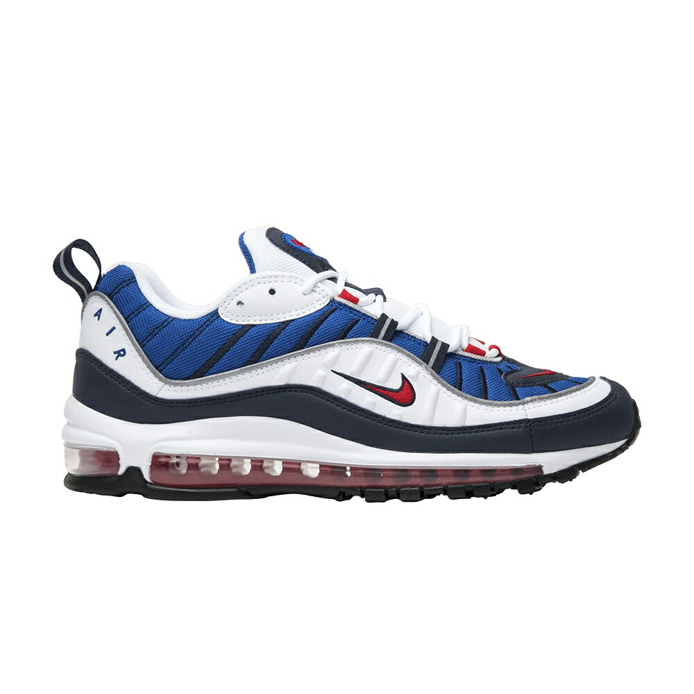 ナイキ マックス 白いこと 白いこと 赤 赤いこと エア湖マックス \u0027GUNDAM\u0027 スニーカー メンズ NIKE AIR MAX 98 / WHITE UNIVERSITY RED OBSIDIAN