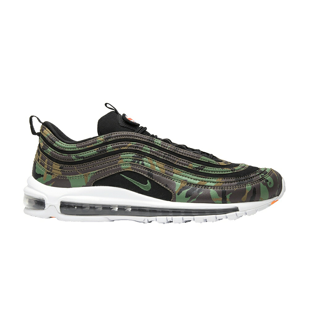 ナイキ マックス 緑 緑であること 黒いこと 黒いこと 大気圏マックス \u0027UK\u0027 スニーカー メンズ NIKE AIR MAX 97 / RAW UMBER FORTRESS GREEN BLACK