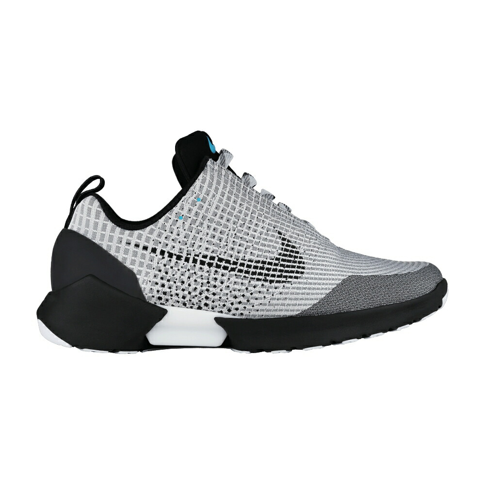 ナイキ 銀色 シルバー 白色 ホワイト 黒色 ブラック 1.0 BLACK BOX スニーカー メンズ NIKE HYPERADAPT / METALLIC SILVER WHITE BLACK