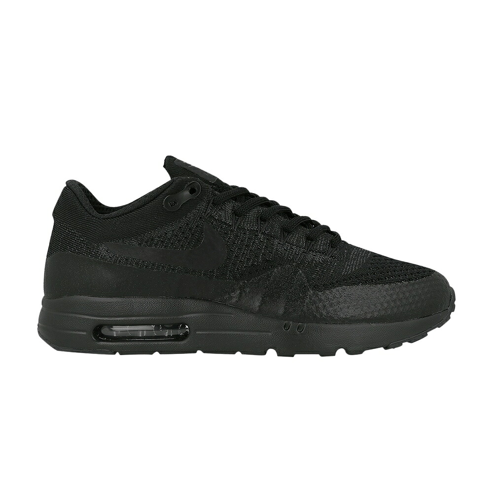 ナイキ マックス ウルトラ フライニット 黒色 ブラック エアマックス 'BLACK' スニーカー メンズ NIKE AIR MAX 1 ULTRA FLYKNIT / BLACK BLACK ANTHRACITE