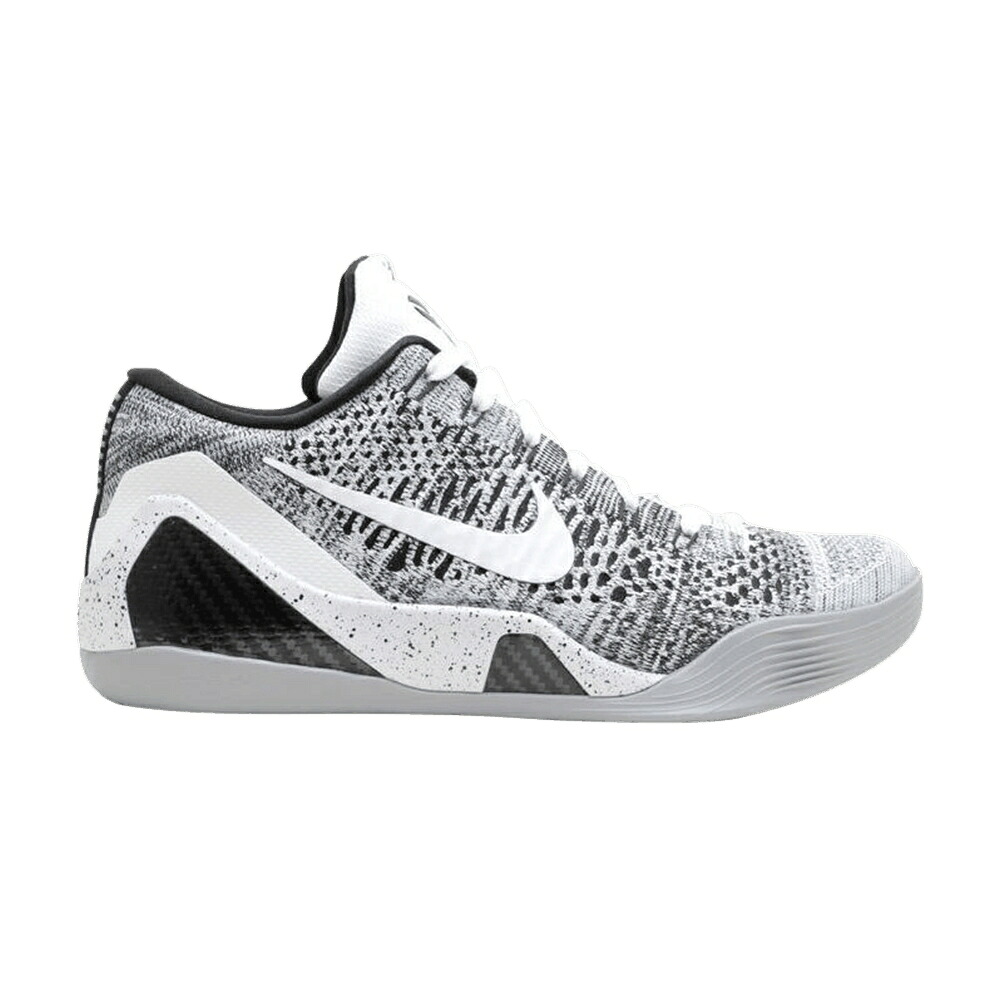 ナイキ コービー エリート 白色 ホワイト 黒色 ブラック 灰色 グレー 'BEETHOVEN' スニーカー メンズ NIKE KOBE 9 ELITE LOW SAMPLE / WHITE BLACK WOLF GREY｜スニケス