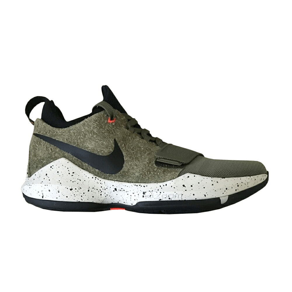 ナイキ オリーブ 黒色 ブラック 'ELEMENTS' スニーカー メンズ NIKE PG 1 / MEDIUM OLIVE BLACK
