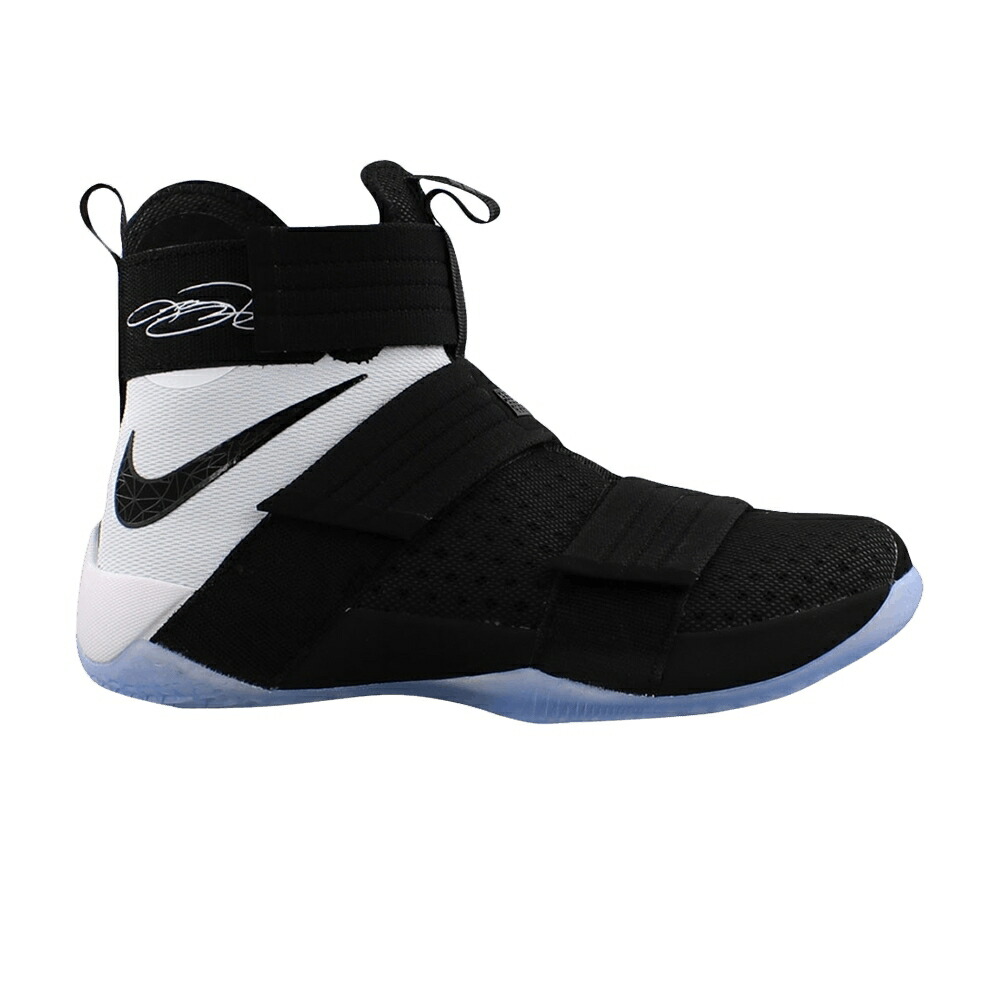 ナイキ レブロン ソルジャー 黒色 ブラック 白色 ホワイト 'BLACK WHITE' スニーカー メンズ NIKE LEBRON SOLDIER 10 SFG / BLACK BLACK WHITE