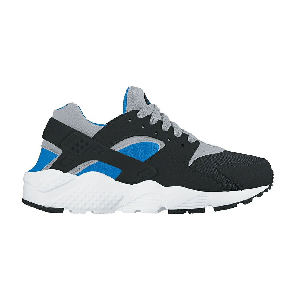 ナイキ ハラチ ラン 黒色 ブラック 青色 ブルー 白色 ホワイト ハラチラン 'PHOTO BLUE' ジュニア キッズ NIKE HUARACHE RUN GS / BLACK PHOTO BLUE WLF GRY WHITE ベビー マタニティ スニーカー