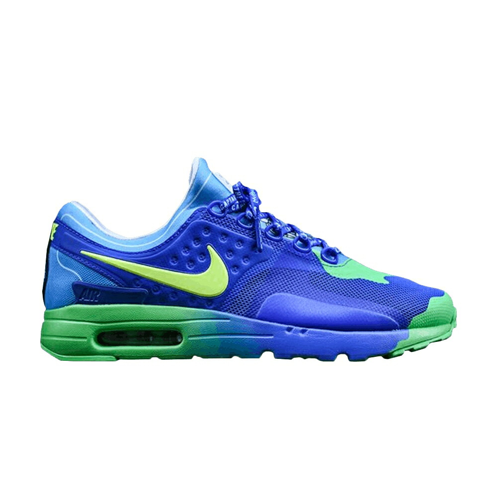 ナイキ マックス 無し 緑 緑であること エア湖マックス \u0027DOERNBECHER\u0027 お坊っちゃん キッズ NIKE AIR MAX ZERO GS / HYPER COBALT LIGHT GREEN SPARK もの言う花 マタニティ スニーカー