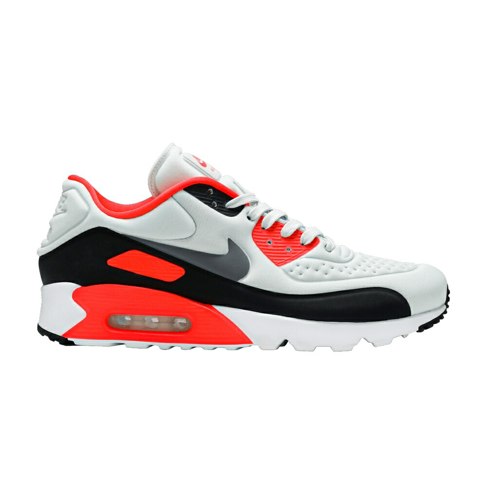 ナイキ マックス ウルトラ プラチナム 薄墨色 薄墨色 エア湖マックス \u0027INFRARED\u0027 スニーカー メンズ NIKE AIR MAX 90 ULTRA SE / PLATINUM GREY INFRARED