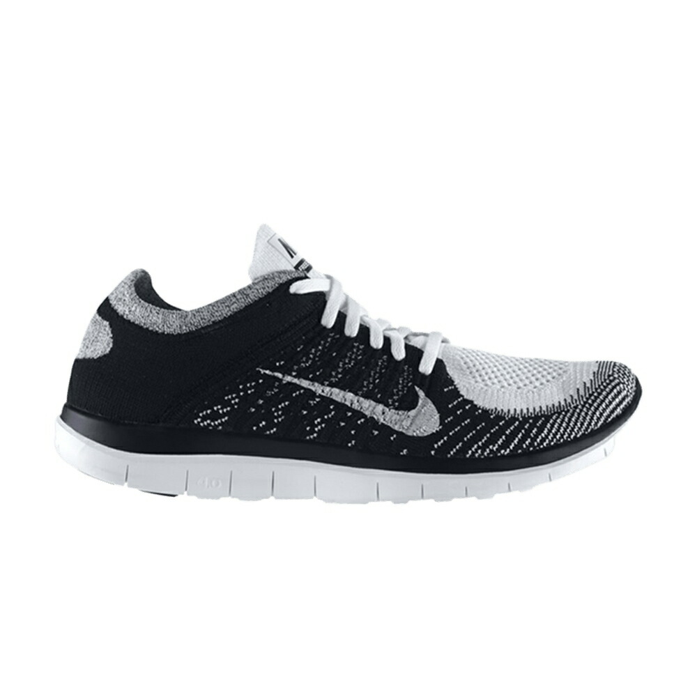 ナイキ フリー フライニット 白色 ホワイト 黒色 ブラック 4.0 'WHITE BLACK' スニーカー メンズ NIKE FREE FLYKNIT / WHITE WHITE BLACK VOLT 90,365円