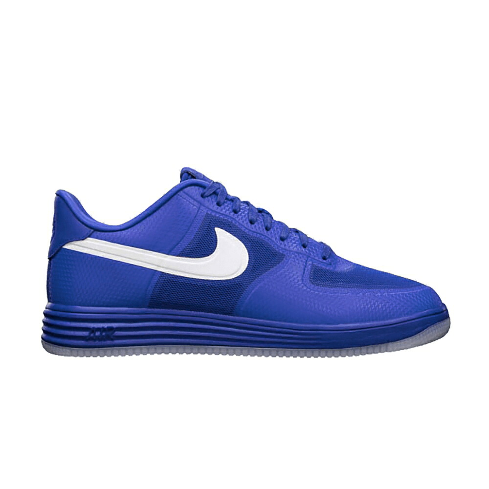 ナイキ ルーナー ルナー ゲーム 白色 ホワイト ゲームロイヤル 青 ブルー スニーカー メンズ NIKE LUNAR FORCE 1 FUSE NRG / GAME ROYAL WHITE