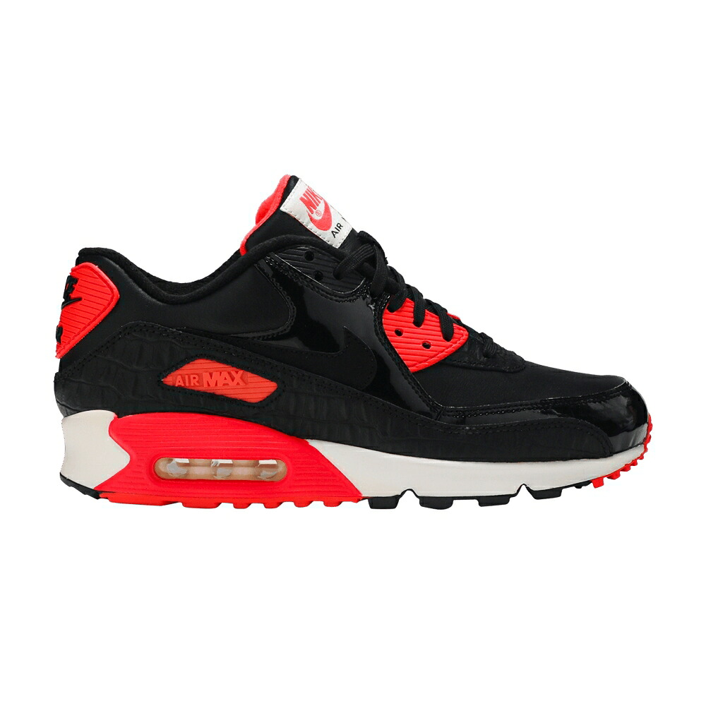 ナイキ マックス 黒いこと 黒いこと 白いこと 白いこと エア湖マックス \u0027INFRARED CROC\u0027 スニーカー メンズ NIKE AIR MAX 90 / BLACK BLACK INFRARED WHITE