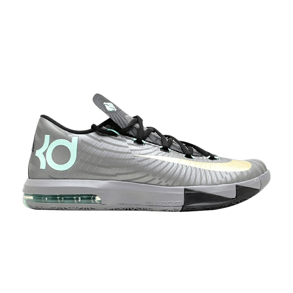 ナイキ ゴールド 'PRECISION TIMING' スニーカー メンズ NIKE KD 6 / METALLIC PEWTER METALLIC GOLD｜スニケス