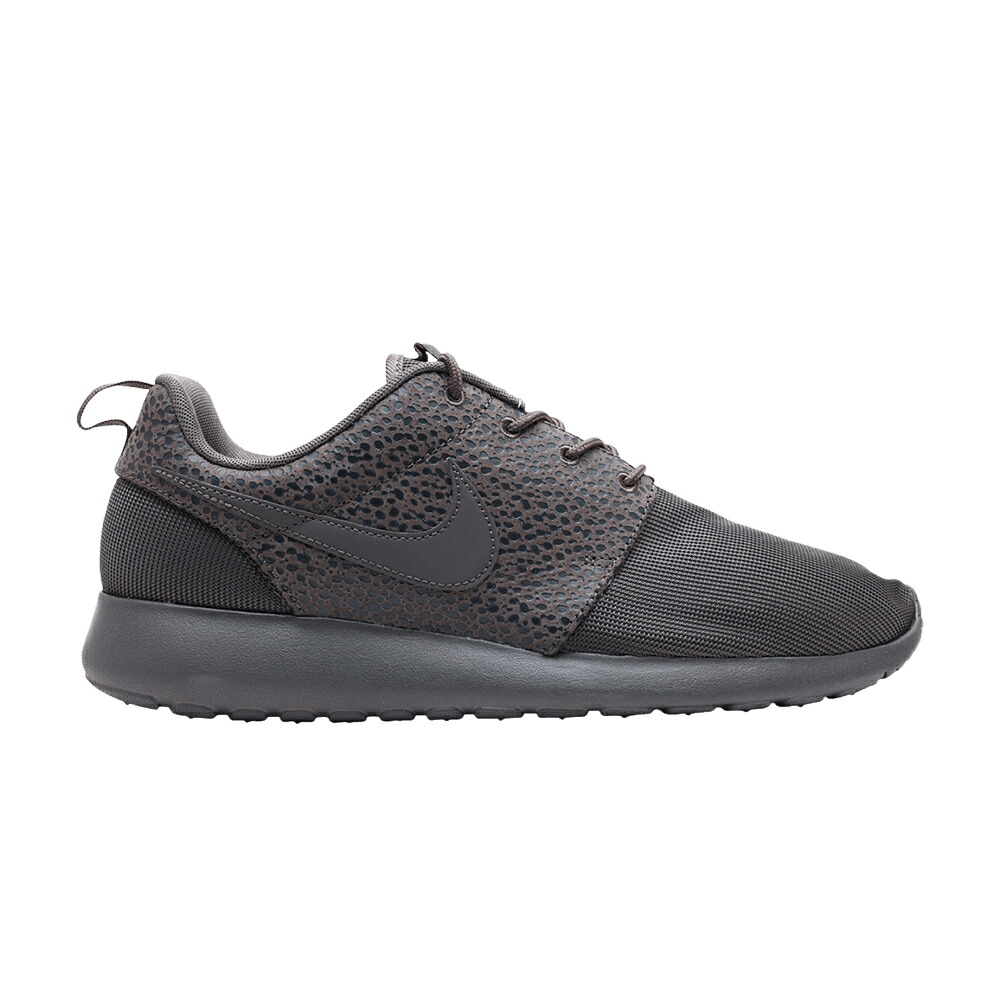 ナイキ ローシラン プレミアム 黒色 ブラック 'SAFARI' スニーカー メンズ NIKE ROSHERUN PREMIUM / MIDNIGHT FOG BLACK