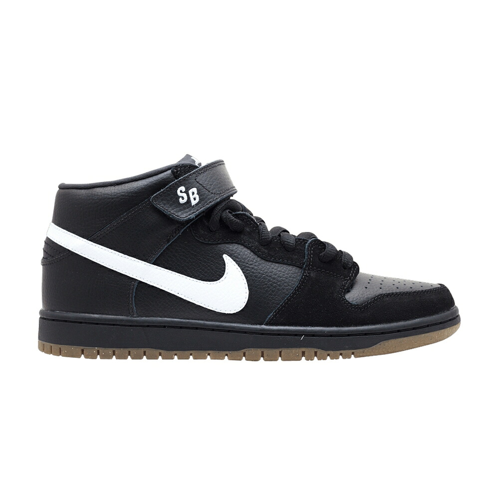 ナイキ ダンク ミッド プロ エスビー 黒色 ブラック 白色 ホワイト スニーカー メンズ NIKE DUNK MID PRO SB / BLACK WHITE ANTHRACITE|スニケス