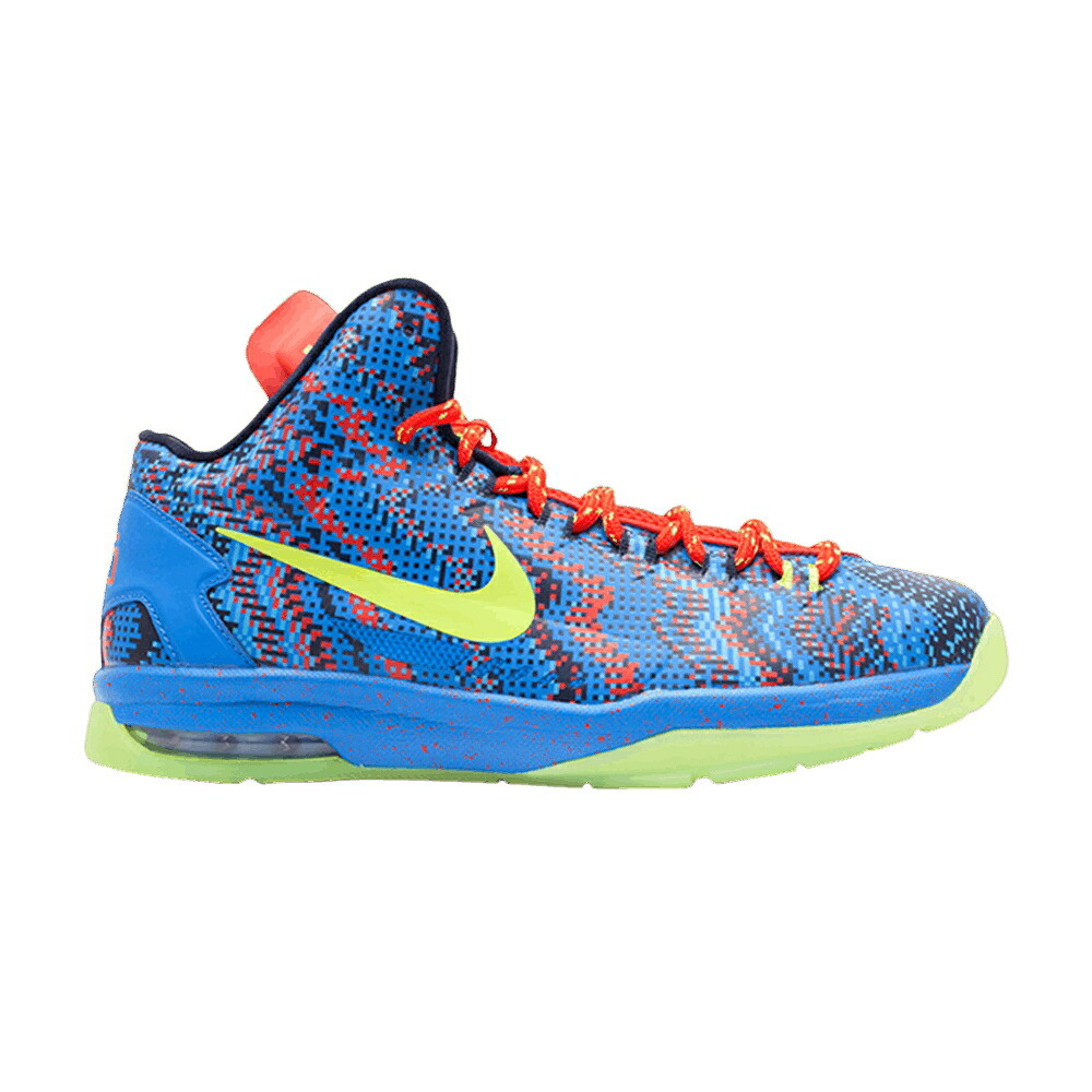ナイキ 'CHRISTMAS' ジュニア キッズ NIKE KD 5 GS / HYPR BL AT GR PH BLCHING RD ベビー マタニティ スニーカー｜スニケス