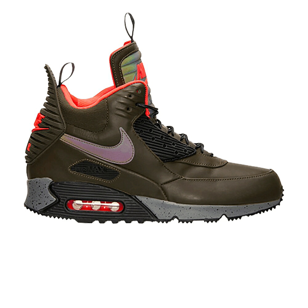 ナイキ マックス クリムゾン 大気圏マックス \u0027DARK LODEN\u0027 スニーカー メンズ NIKE AIR MAX 90 SNEAKERBOOT / DARK LODEN BRIGHT CRIMSON DARK