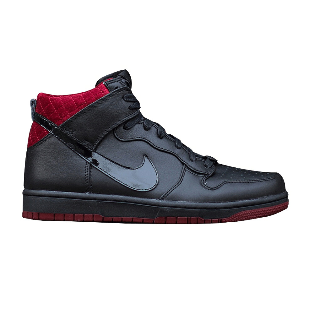 ナイキ ダンク 黒色 ブラック チーム 赤 レッド 'COFFIN' スニーカー メンズ NIKE DUNK CMFT PRM QS / BLACK BLACK TEAM RED|スニケス