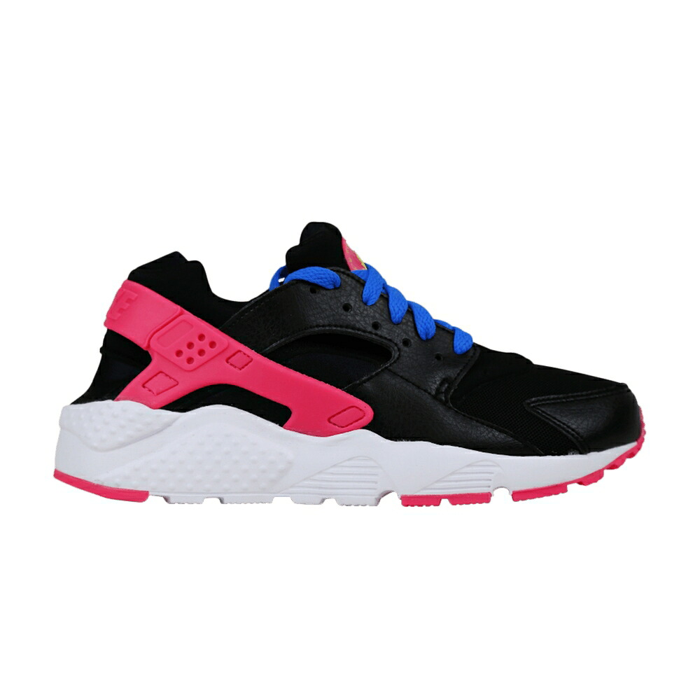 ナイキ ハラチ ラン 黒色 ブラック ピンク 青色 ブルー ハラチラン ジュニア キッズ NIKE HUARACHE RUN GS / BLACK VOLT PINK POW PHOTO BLUE ベビー マタニティ スニーカー