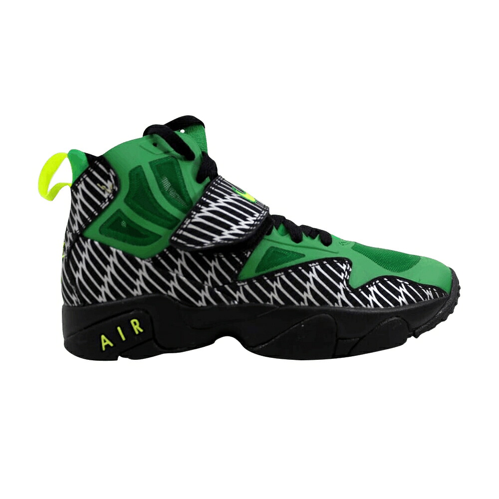 ナイキ トレーナー エクスプレス 黒色 ブラック 緑 グリーン エアトレーナー 'オレゴン ダックス' ジュニア キッズ NIKE AIR TRAINER EXPRESS GS 'OREGON DUCKS' / BLACK VOLT APPLE GREEN METALLIC ベビー マ|スニケス