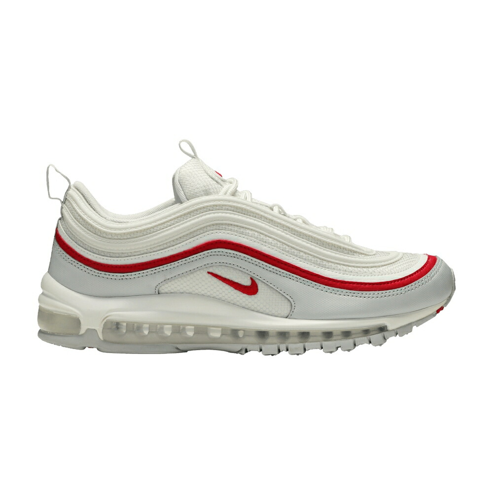 ナイキ マックス 純然たる プラチナム 赤 赤いこと エア湖マックス \u0027UNIVERSITY RED\u0027 スニーカー メンズ NIKE AIR MAX 97 / PURE PLATINUM UNIVERSITY RED