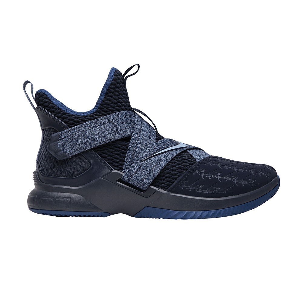 ナイキ レブロン ソルジャー 青み 青色 \u0027ANCHOR\u0027 スニーカー メンズ NIKE LEBRON SOLDIER 12 / BLACKENED BLUE WORK BLUE GYM