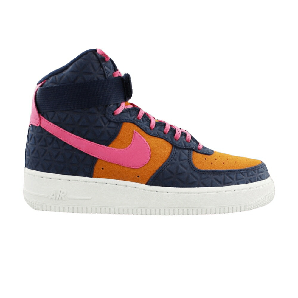 ナイキ ハイ プレミアム スエード スウェード ダイナミック ピンク エアフォース スニーカー レディース NIKE WMNS AIR FORCE 1 HIGH PREMIUM SUEDE / OBSIDIAN DYNAMIC PINK SUNSET