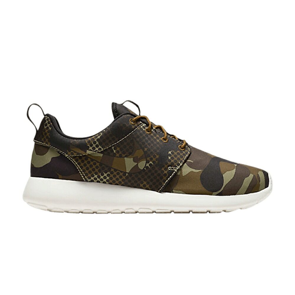 ナイキ ローシラン 黒色 ブラック 緑 グリーン 'ALLIGATOR' スニーカー メンズ NIKE ROSHERUN PRINT / ALLIGATOR BLACK MILITIA GREEN｜スニケス