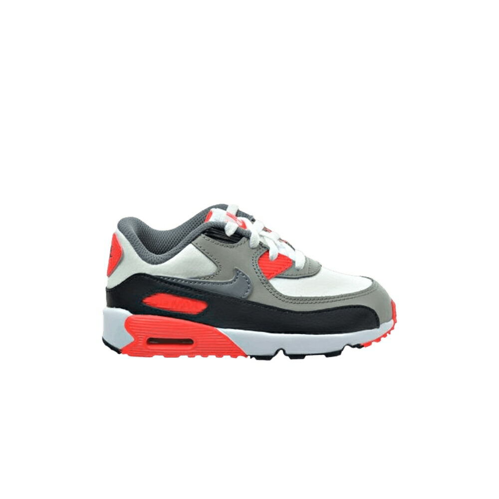 ナイキ マックス 白色 ホワイト 灰色 グレー クール エアマックス ベビー NIKE AIR MAX 90 LTR TD / WHITE MEDIUM GREY INFRARED COOL