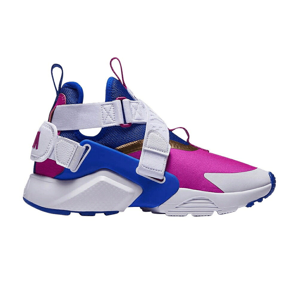 ナイキ ハラチ シティ 青色 ブルー ブラスト ジュニア キッズ NIKE AIR HUARACHE CITY GS / RACER BLUE FUCHSIA BLAST ベビー マタニティ スニーカー