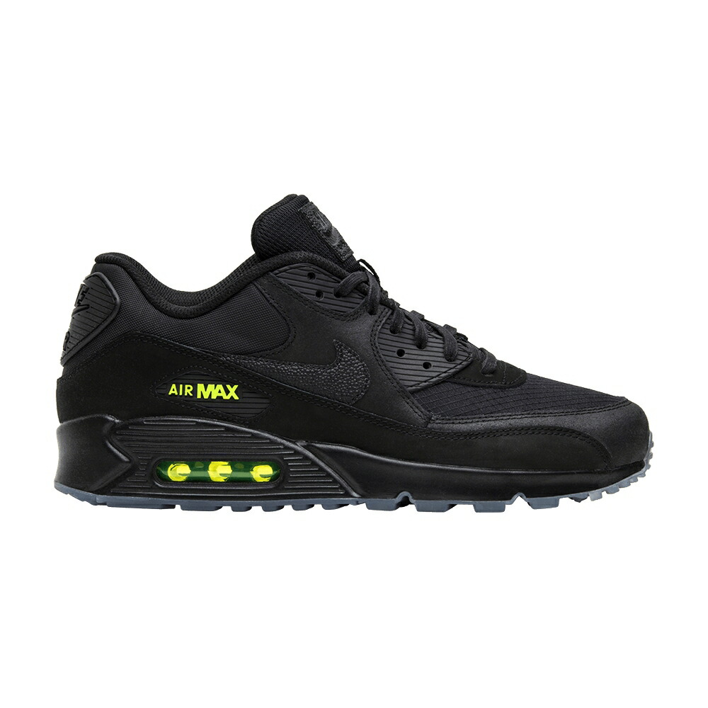 ナイキ マックス 黒色 ブラック エアマックス NIGHT OPS スニーカー メンズ NIKE AIR MAX 90 / BLACK BLACK VOLT