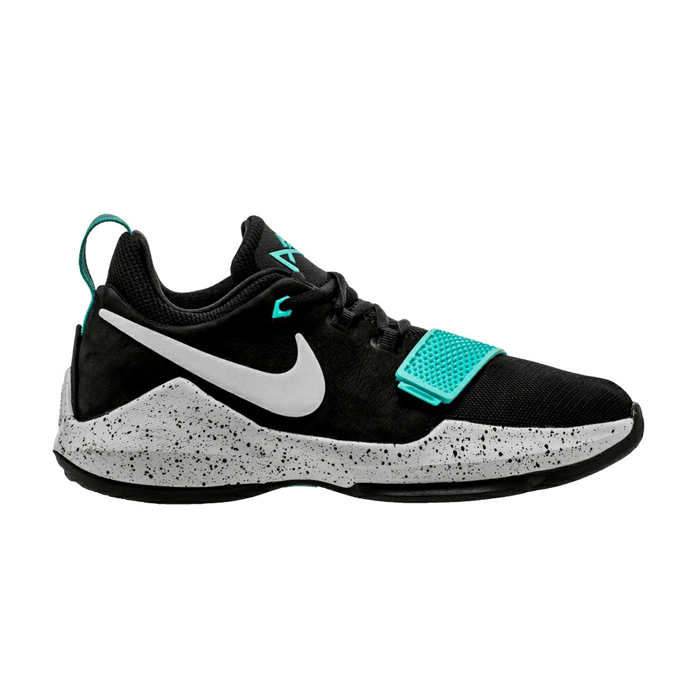 ナイキ 黒色 ブラック 白色 ホワイト 'BLACK AQUA' ジュニア キッズ NIKE PG 1 GS LIGHT / BLACK TEAL BONE WHITE ベビー マタニティ スニーカー|スニケス