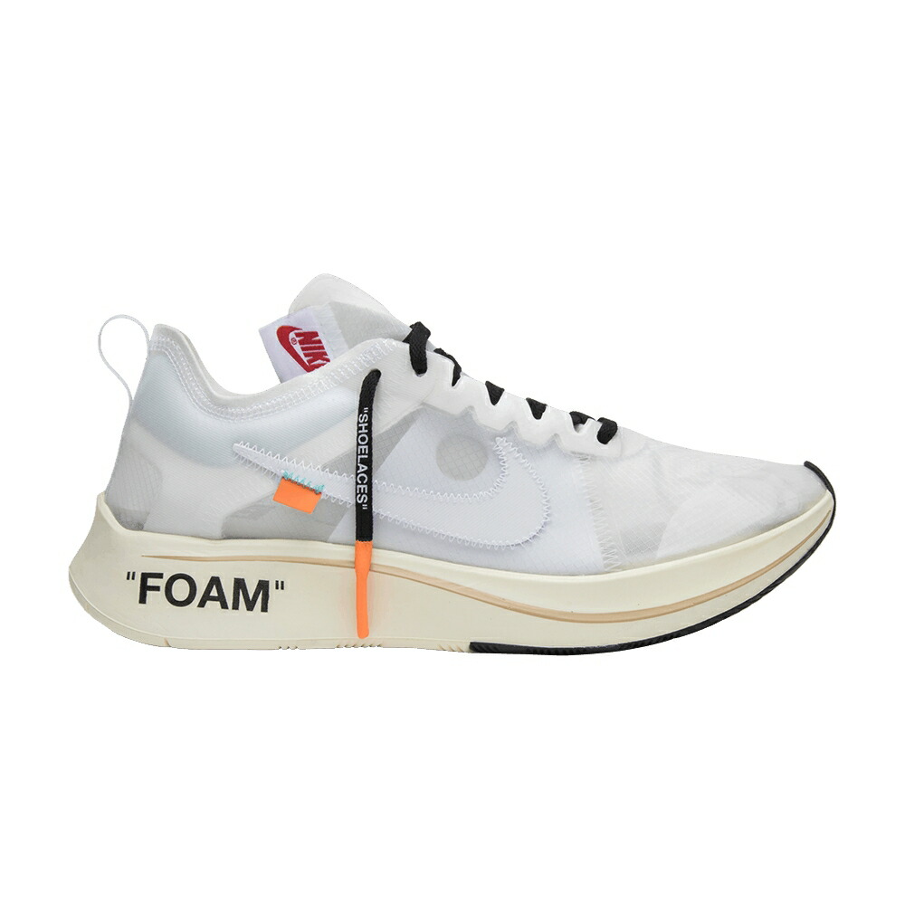 ナイキ 象牙色 望遠レンズ 白いこと 白いこと 望遠レンズ飛球 \u0027THE TEN\u0027 スニーカー メンズ NIKE OFF-WHITE X ZOOM FLY SP / WHITE WHITE MUSLIN