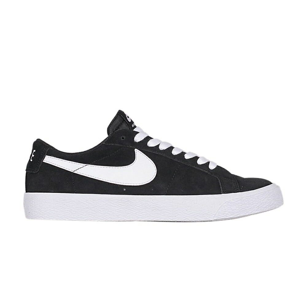 ナイキ ズーム ブレイザー エスビー 黒色 ブラック 白色 ホワイト 茶色 ブラウン 'BLACK WHITE' スニーカー メンズ NIKE ZOOM BLAZER LOW SB / BLACK WHITE GUM LIGHT BROWN
