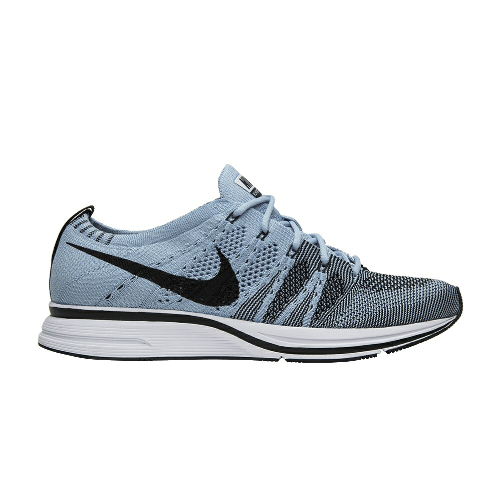 ナイキ フライニット トレーナー 青色 ブルー 黒色 ブラック 白色 ホワイト 'CIRRUS BLUE' スニーカー メンズ NIKE FLYKNIT TRAINER 2017 / CIRRUS BLUE BLACK WHITE｜スニケス