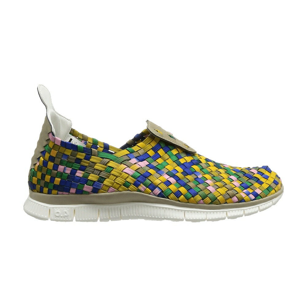 ナイキ フリー ウーブン カーキ スタジアム 緑 グリーン 青色 ブルー 4.0 スニーカー メンズ NIKE FREE WOVEN / KHAKI STADIUM GREEN HYPER BLUE 81,785円