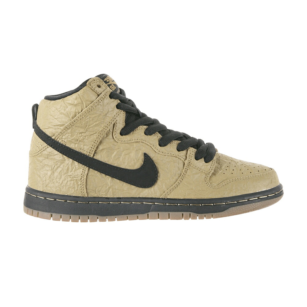 ナイキ エスビー ダンク ハイ 黒色 ブラック 茶色 ブラウン ダンクハイ 'BROWN BAG' スニーカー メンズ NIKE SB DUNK HIGH PAPER / FILBER BLACK GUM DARK BROWN｜スニケス
