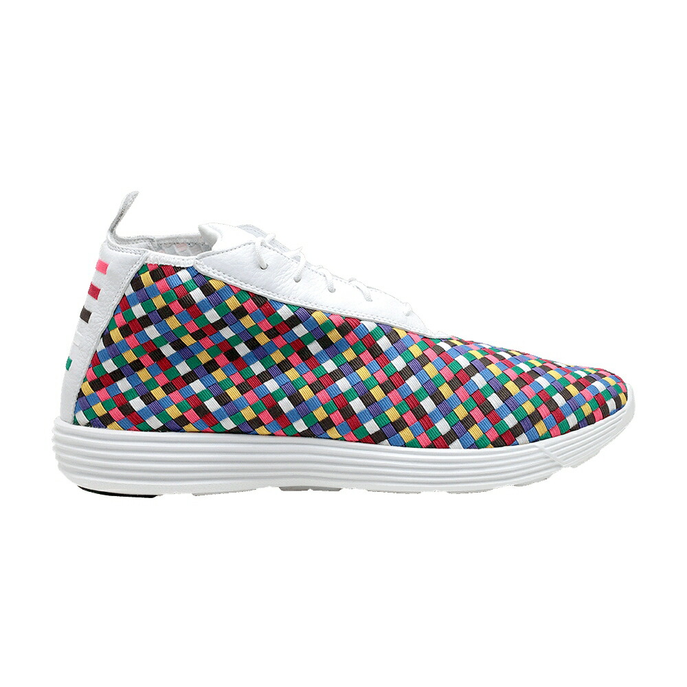 ナイキ ルーナー ルナー チャッカ 白色 ホワイト ピンク WOVEN+ スニーカー メンズ NIKE LUNAR CHUKKA / WHITE VARSITY MAIZE PINK FLASH