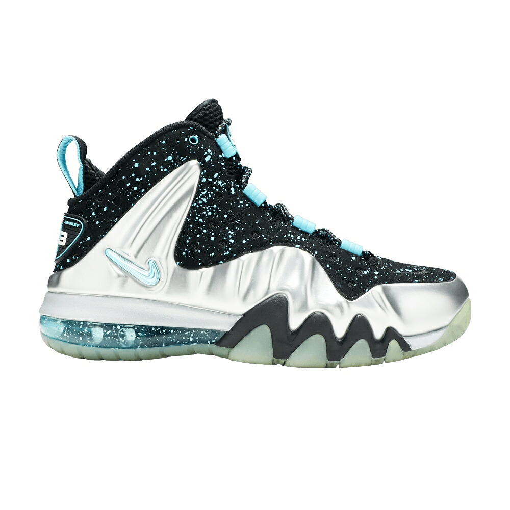ナイキ バークリー マックス 銀色 シルバー 青色 ブルー 'SPLATTER' スニーカー メンズ NIKE BARKLEY POSITE MAX / METALLIC SILVER GAMMA BLUE|スニケス