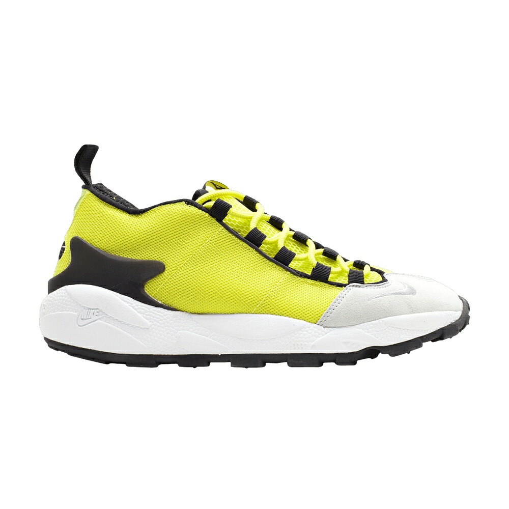 ナイキ 灰色 グレー 黒色 ブラック \'FRAGMENT\' スニーカー メンズ NIKE AIR FOOTSCAPE HF TZ / ELECTROLIME NEUTRAL GREY BLACK｜スニケス