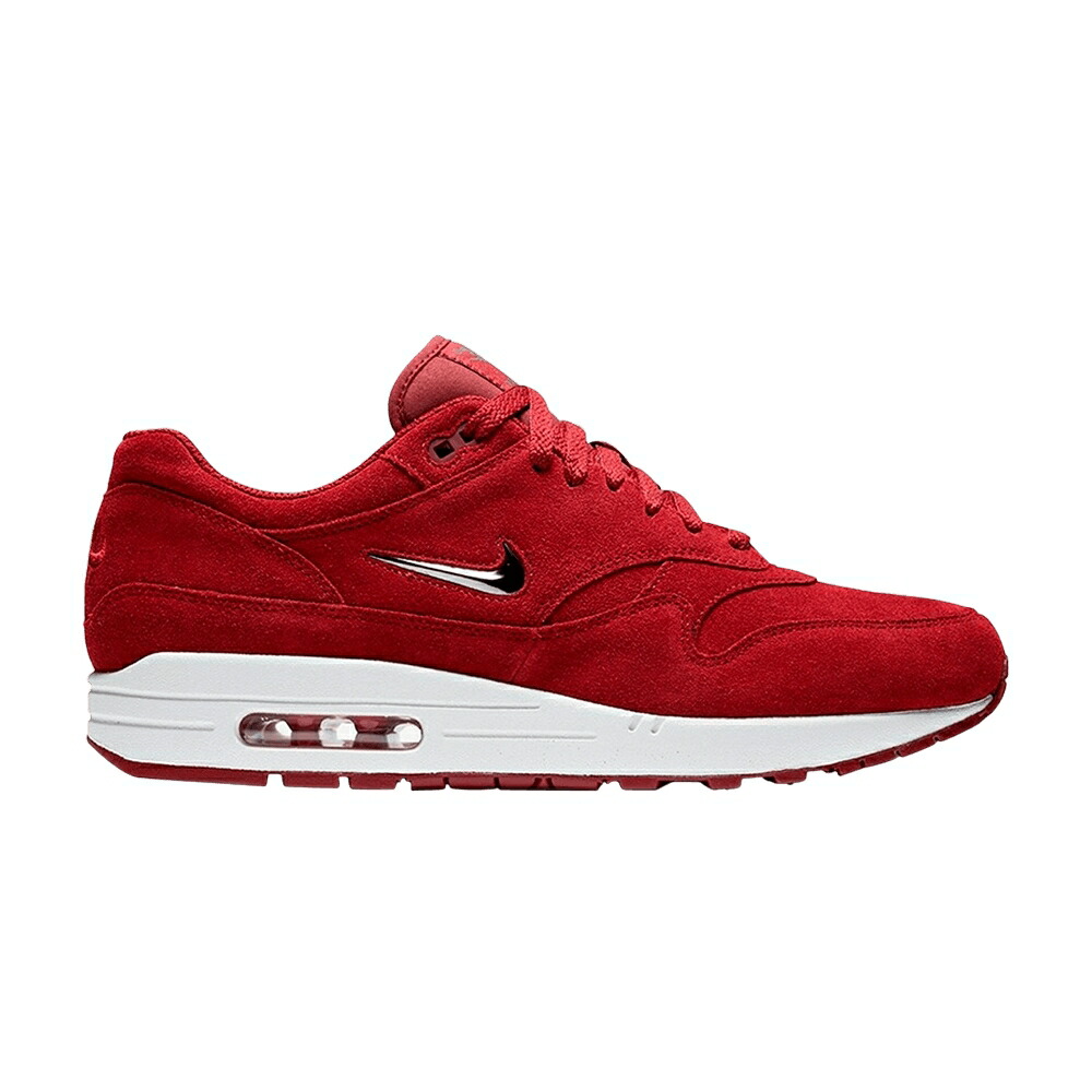 ナイキ マックス プレミアム チーム 赤 レッド 灰色 グレー エアマックス TEAM RED スニーカー メンズ NIKE AIR MAX 1 PREMIUM SC JEWEL / TEAM RED METALLIC DARK GREY DARK