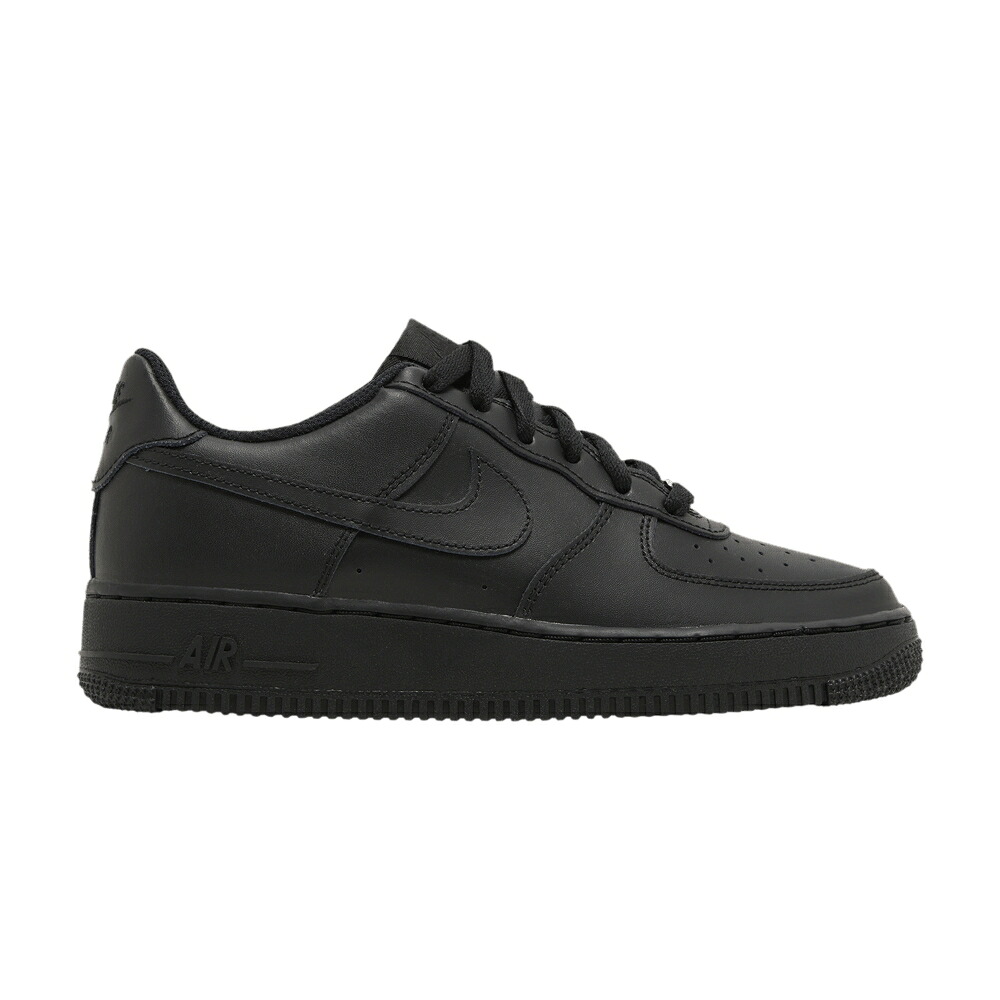 ナイキ 黒色 ブラック エアフォース 'TRIPLE BLACK' ジュニア キッズ NIKE AIR FORCE 1 LE GS / BLACK BLACK BLACK BLACK ベビー マタニティ スニーカー｜スニケス