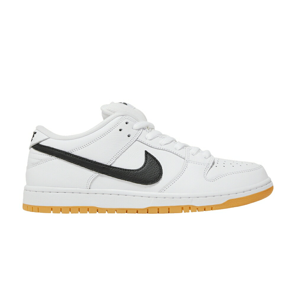 ナイキ ダンク エスビー 白色 ホワイト 黒色 ブラック ダンクロー WHITE GUM スニーカー メンズ NIKE DUNK LOW SB / WHITE BLACK WHITE GUM LIGHT