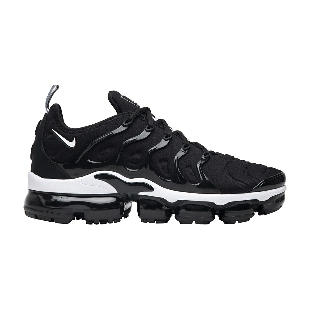 ナイキ 黒色 ブラック 白色 ホワイト エアヴェイパーマックス OVERBRANDING スニーカー メンズ NIKE AIR VAPORMAX PLUS / BLACK WHITE