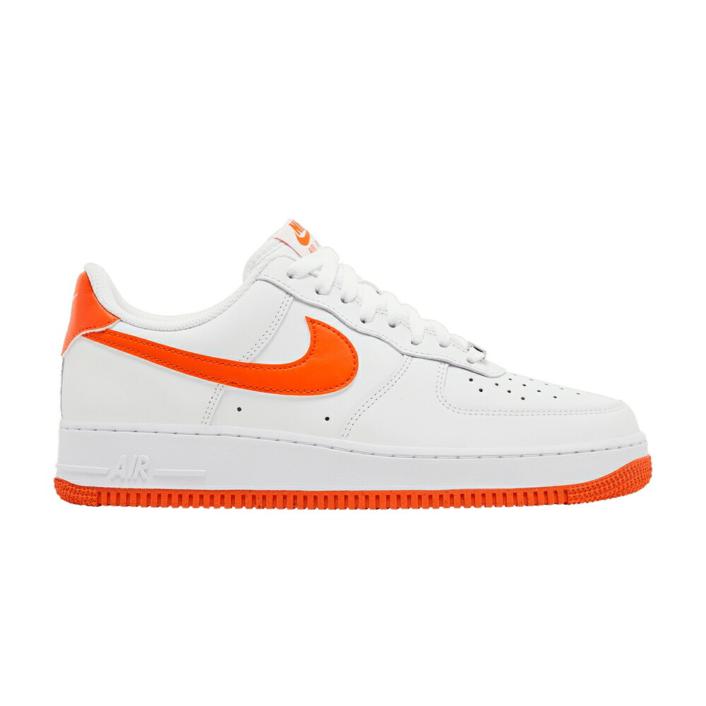 ナイキ 白いこと 白いこと 橙 オレンジ色 空軍 \u002707 \u0027SAFETY ORANGE\u0027 スニーカー メンズ NIKE AIR FORCE 1 / WHITE SAFETY ORANGE