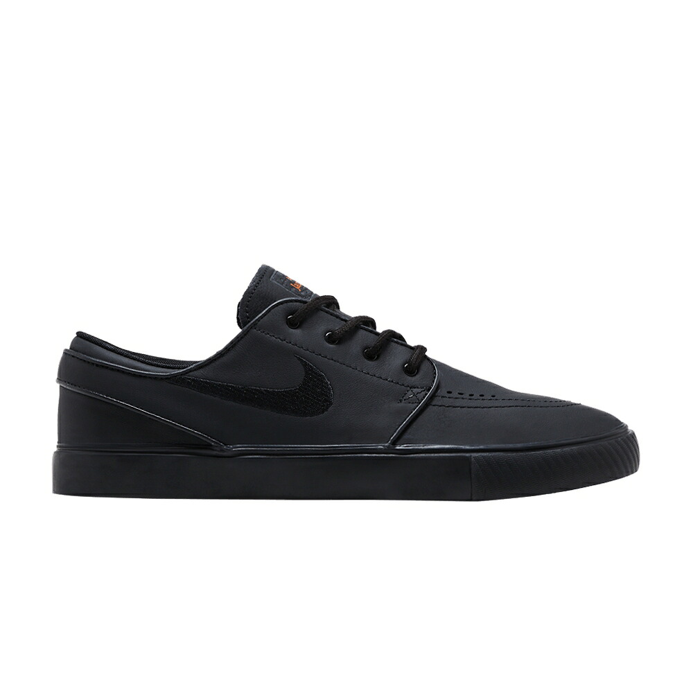ナイキ ズーム エスビー 黒色 ブラック 橙 オレンジ OG+ 'TRIPLE BLACK' スニーカー メンズ NIKE ZOOM STEFAN JANOSKI ISO SB / BLACK ANTHRACITE SAFETY ORANGE｜スニケス