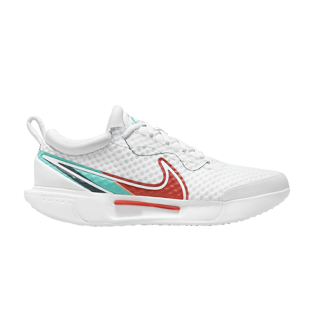 ナイキ コート ズーム プロ 白色 ホワイト 赤 レッド 'WHITE RED' スニーカー メンズ NIKE NIKECOURT ZOOM PRO WASHED TEAL / WHITE WASHED TEAL HABANERO RED|スニケス