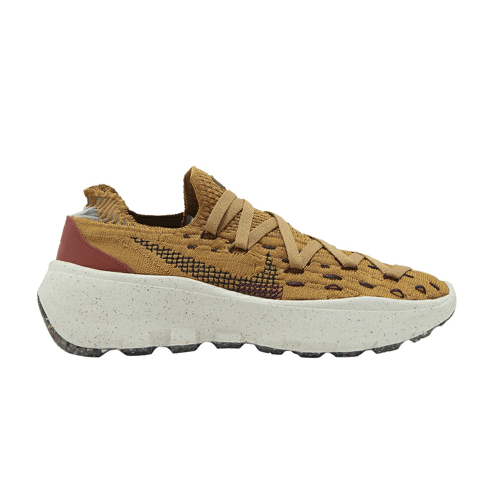 ナイキ ウィート \u0027WHEAT BEETROOT\u0027 スニーカー レディース NIKE WMNS SPACE HIPPIE 04 DARK / WHEAT DARK BEETROOT CINNABAR 靴-レディース靴
