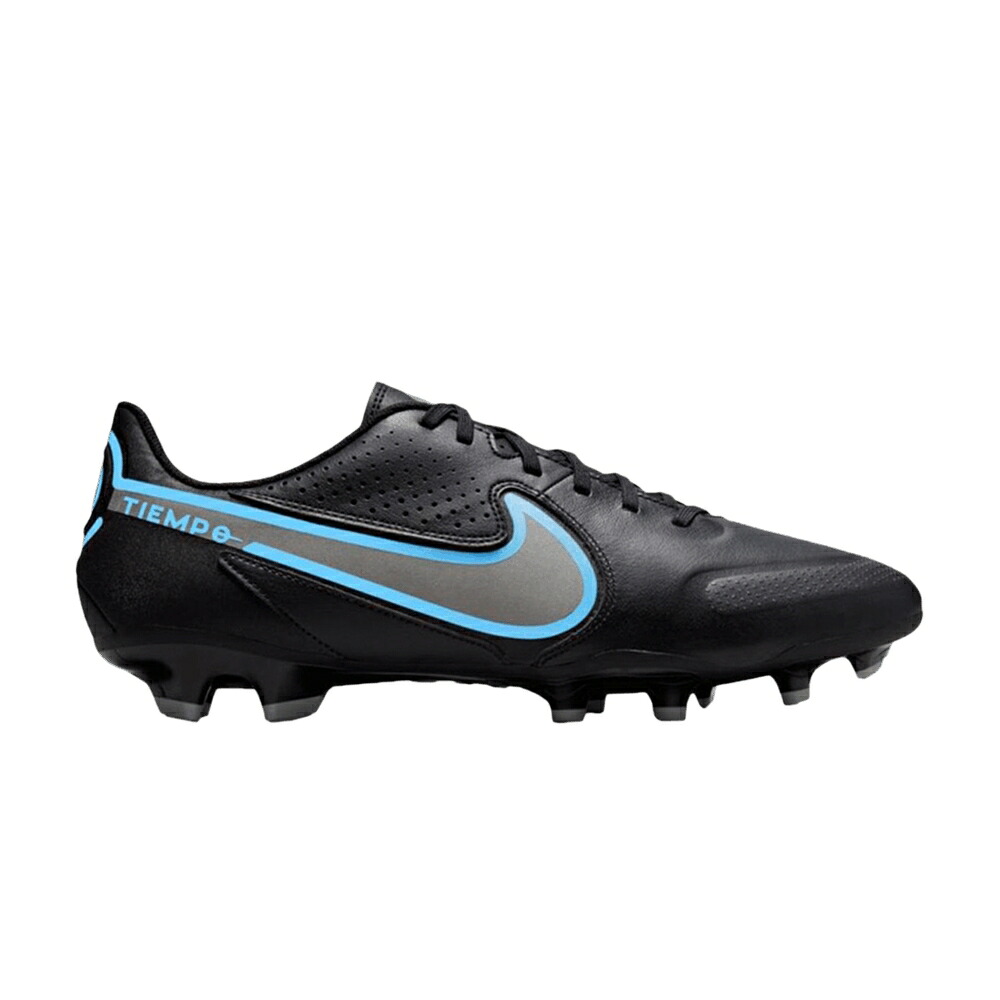 ナイキ ティエンポ レジェンド アカデミー 青色 ブルー 黒色 ブラック 灰色 グレー 'BLACK HERO' スニーカー メンズ NIKE TIEMPO LEGEND 9 ACADEMY MG BLUE / BLACK IRON GREY BLACK｜スニケス