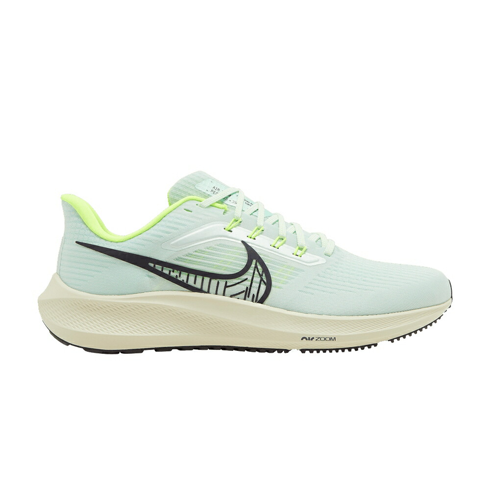 ナイキ 望遠レンズ ペガサス 緑 緑であること 望遠レンズペガサス \u0027BARELY GREEN\u0027 スニーカー メンズ NIKE AIR ZOOM PEGASUS 39 / BARELY GREEN MINT FOAM VOLT CAVE