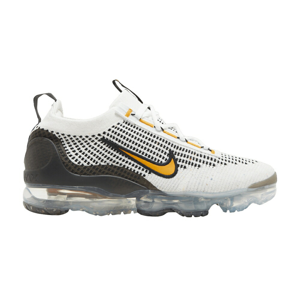 ナイキ フライニット 白色 ホワイト 黒色 ブラック エアヴェイパーマックス WHITE KUMQUAT スニーカー メンズ NIKE AIR VAPORMAX 2021 FLYKNIT / WHITE BLACK ANTHRACITE KUMQUAT