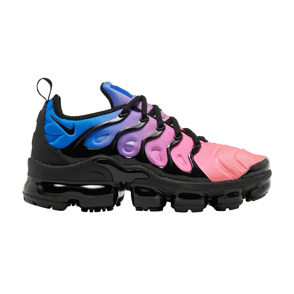 ナイキ 青味 青み 黒いこと 黒いこと サクラ色 エアヴェイパーマックス \u0027COTTON GRADIENT\u0027 スニーカー レディース NIKE WMNS AIR VAPORMAX PLUS CANDY / RACER BLUE BLACK HYPER PINK